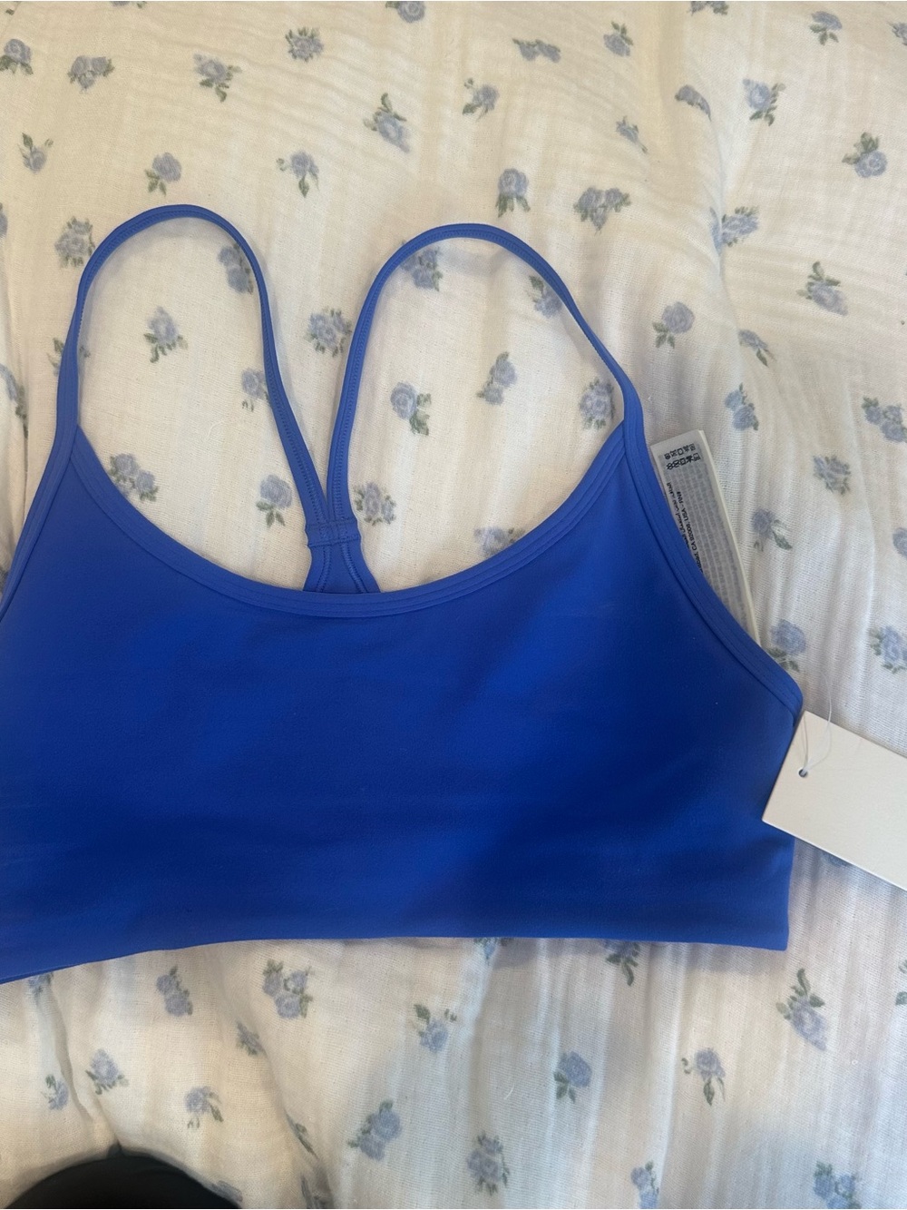 Vuori electric Blue all the feels sports bra
